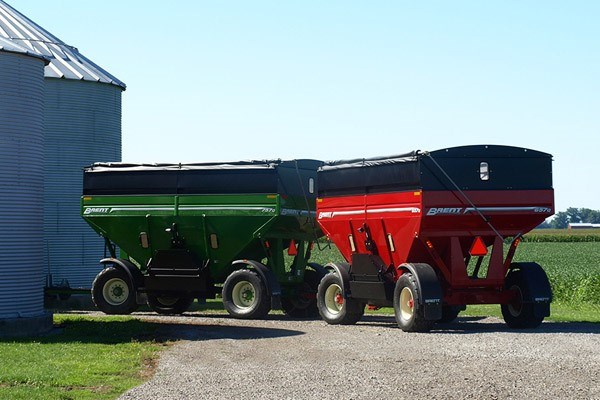 Grain Train High-Capacity Grain Wagons Photo