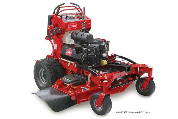 GrandStand® MULTI FORCE Stand-On Gas Mower Photo