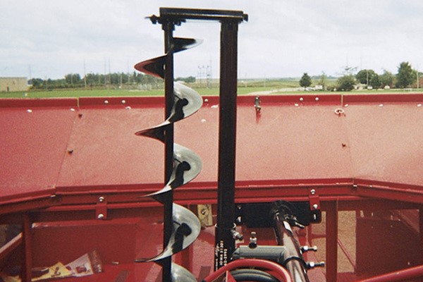 Combine Bin Fill Augers Photo