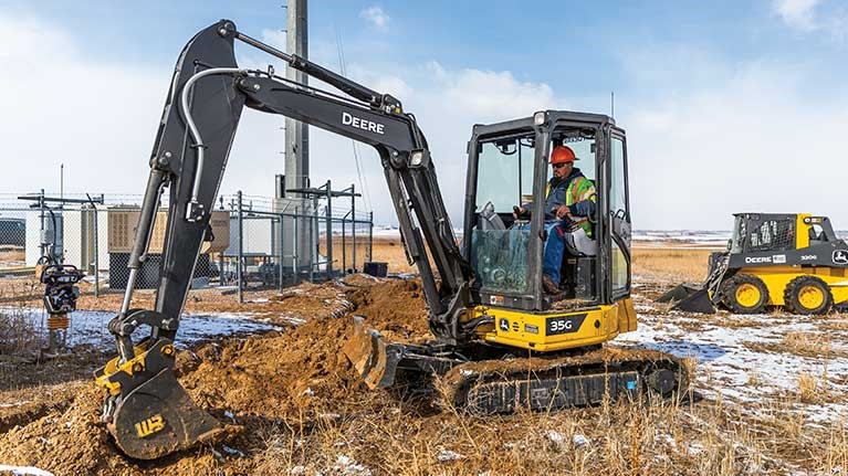 Compact Excavators Photo