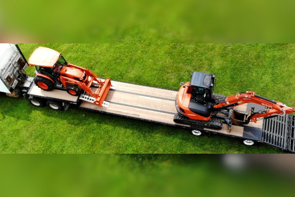 Steel Drop Deck Trailers Photo