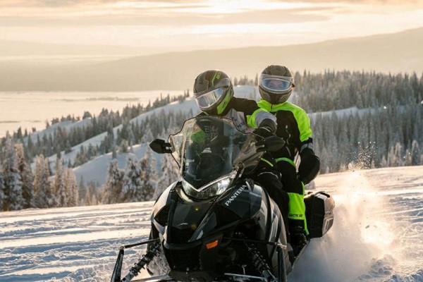Touring Snowmobiles Photo