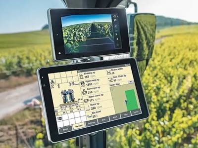 Grape Harvester Automation & Sensing Photo