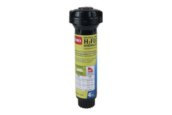 H₂FLO™ Precision™ Spray Sprinkler, 4" Pop-Up with Nozzle, 8'-15' Quarter (53892)