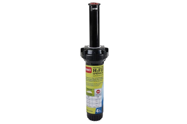 H₂FLO™ Precision™ Spray Sprinkler, 4" Pop-Up with Nozzle, 8' to 15' Full (53894)