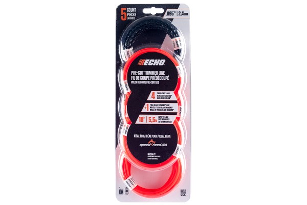 5 Pack Pre-Cut Trimmer Line