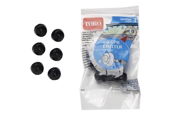 1.0 G (3.8L) per Hour Emitter, 6 pack (53621)