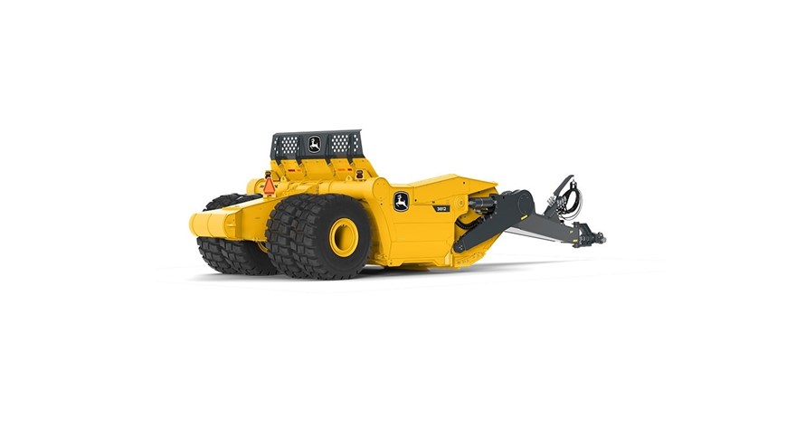 3812  4-Tire Ejector Scraper Model Photo