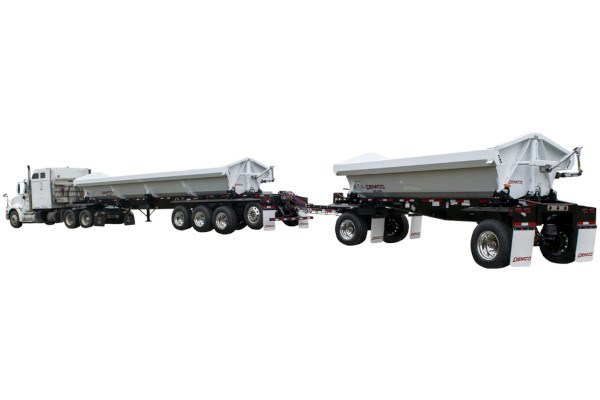 Side Dump Trailer Trains Photo
