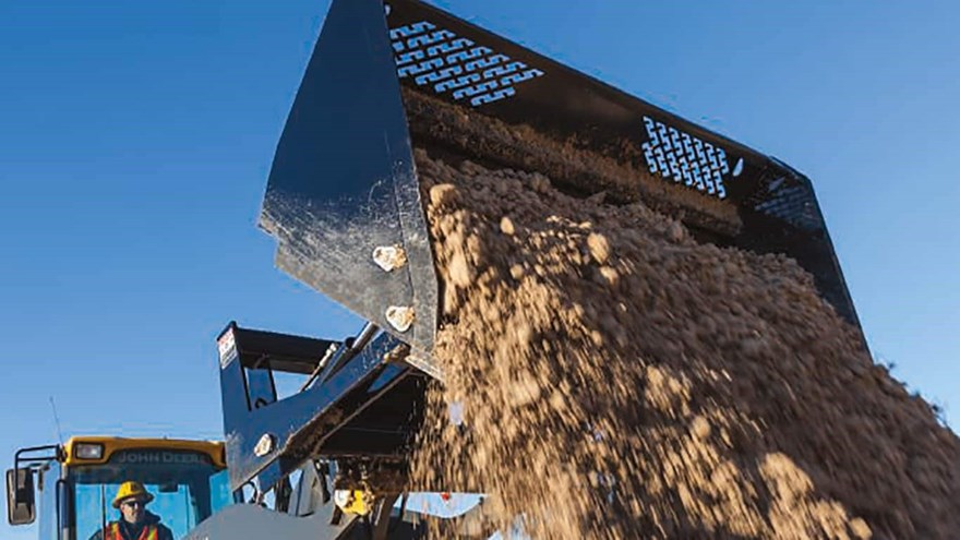 Rollout Buckets  Compact Equipment Attachments Model Photo