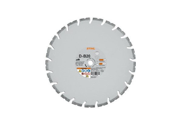 D-B20 14" Diamond Cutting Wheel, Concrete Photo