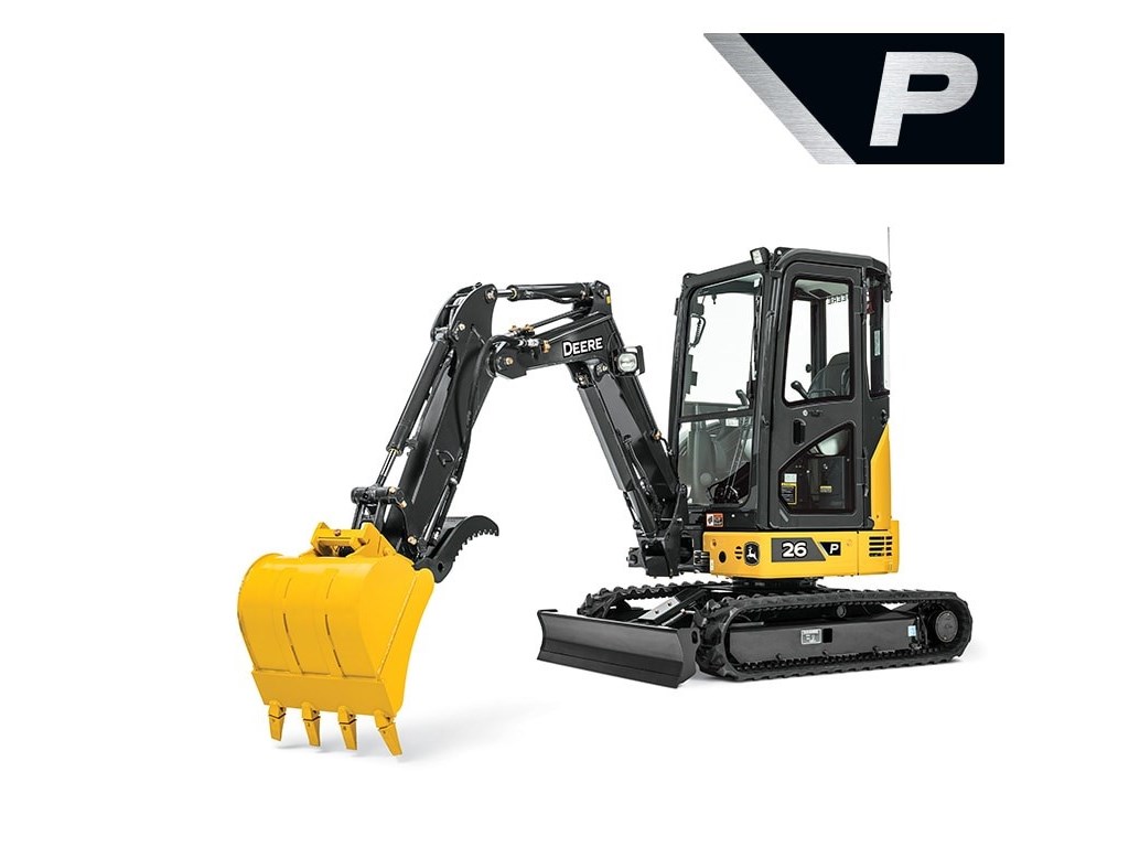 New 26 P-Tier Compact Excavator Photo