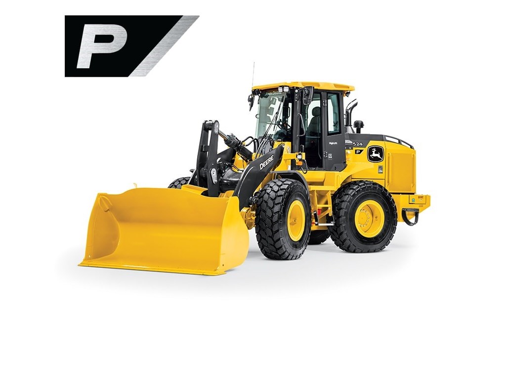 New 524 P-Tier Mid-Size Wheel Loader Photo